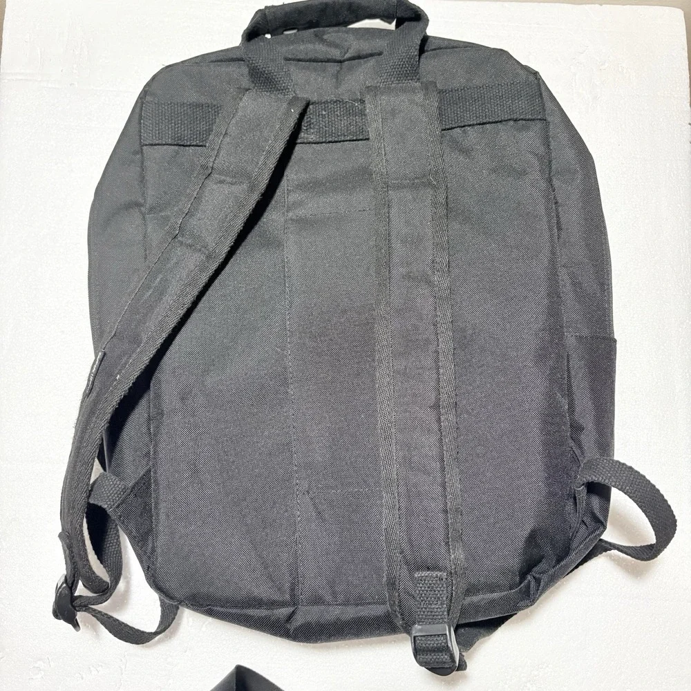 Lefrik Daily 15  Laptop Backpack Black RPET Recycled Travel Work School Bag